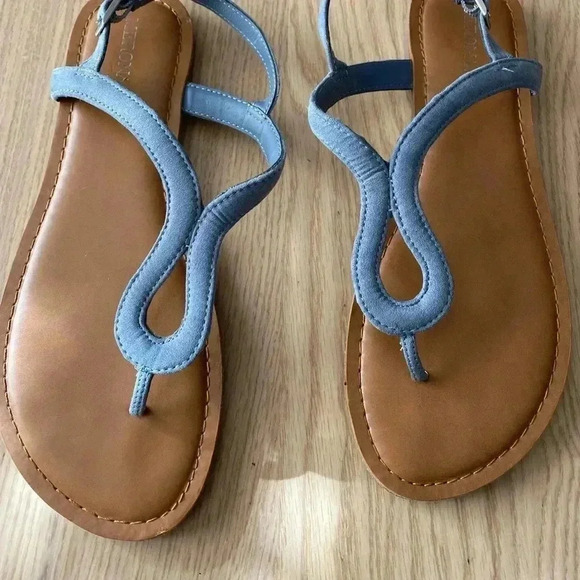 Merona Light Blue Sandals 7.5 - Picture 2 of 6